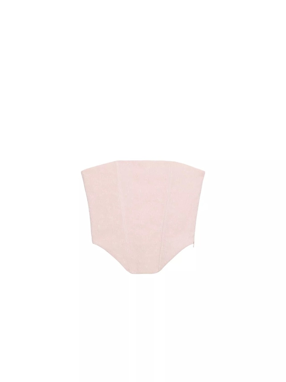 Zara pink textured corset top